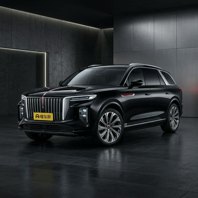 Hongqi EHS9 side profile for OEM capability overview